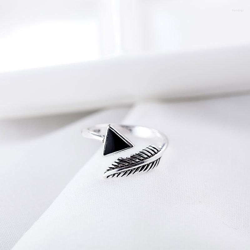 Wedding Rings Bijoux Fashion Real Silver Color Feather For Women Boho Adjustable Antique Anillos
Wedding Rings Bijoux Fashion Real Silver Color Feather For Women Boho Adjustable Antique Anillos