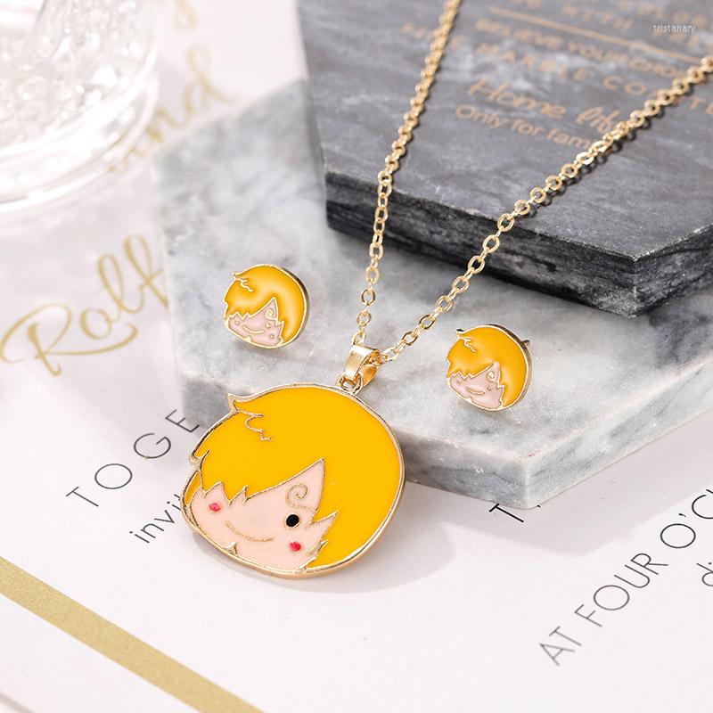 Necklace Earrings Set 2022 Trendy Golden Enamel Cute Lovely Small Girl Pendant Earring For Women Party Jewelry Gift, Picture shown
Necklace Earrings Set 2022 Trendy Golden Enamel Cute Lovely Small Girl Pendant Earring For Women Party Jewelry Gift, Picture shown