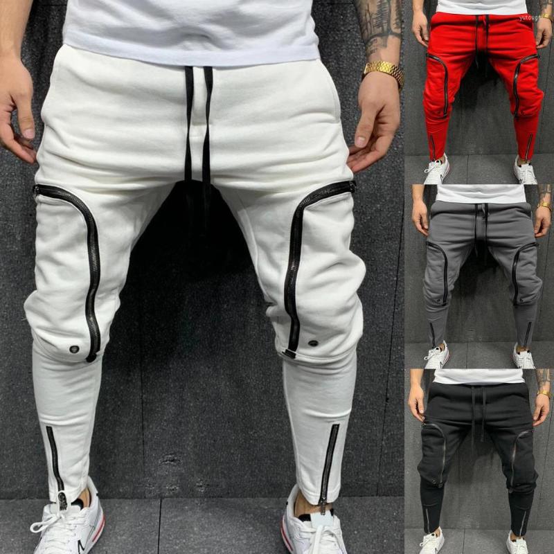 Men's Pants Stylish Autumn Men Jogger Trousers Pockets Solid Color Drawstring, White
Men's Pants Stylish Autumn Men Jogger Trousers Pockets Solid Color Drawstring, White