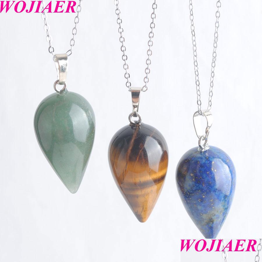 Pendant Necklaces Reiki Healing Pendum Natural Stone Pendant Necklace Amet Crystal Meditation Water Drop For Trend Men Women Vipjewel Dhhff
Pendant Necklaces Reiki Healing Pendum Natural Stone Pendant Necklace Amet Crystal Meditation Water Drop For Trend Men Women Vipjewel Dhhff