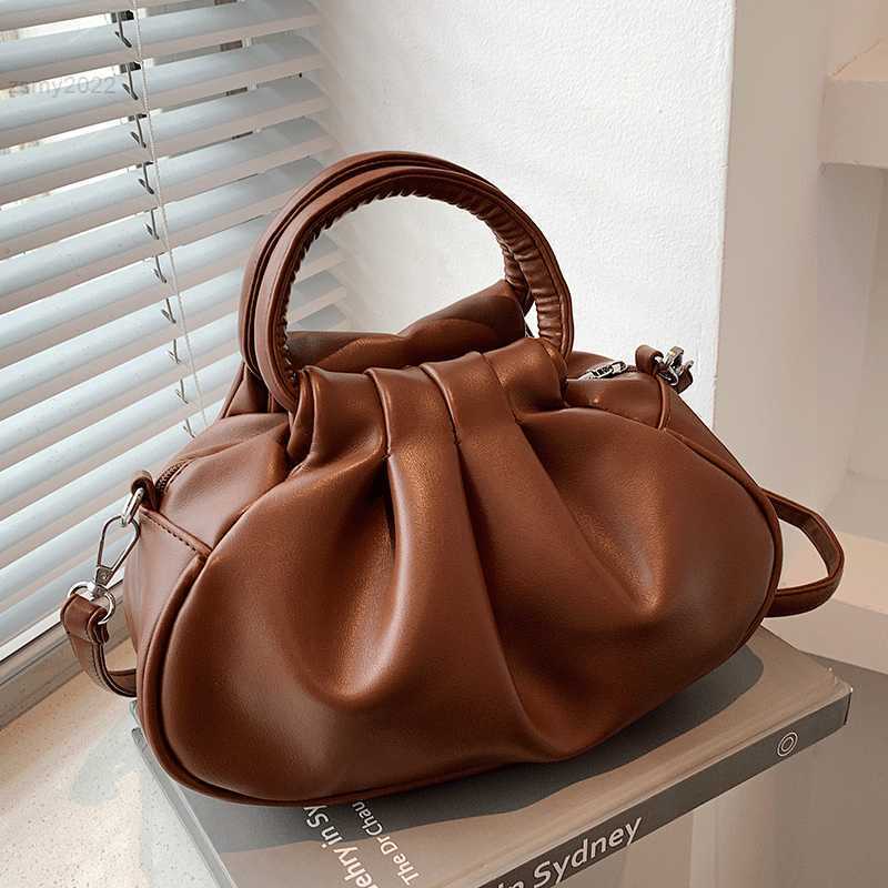 Vintage Soft Leather Shoulder Bags for Women Designer Ladies Handbags Fashion Pleated Tote Bag Female Hobos Bags Cross Body Bag, Pink
Vintage Soft Leather Shoulder Bags for Women Designer Ladies Handbags Fashion Pleated Tote Bag Female Hobos Bags Cross Body Bag, Pink