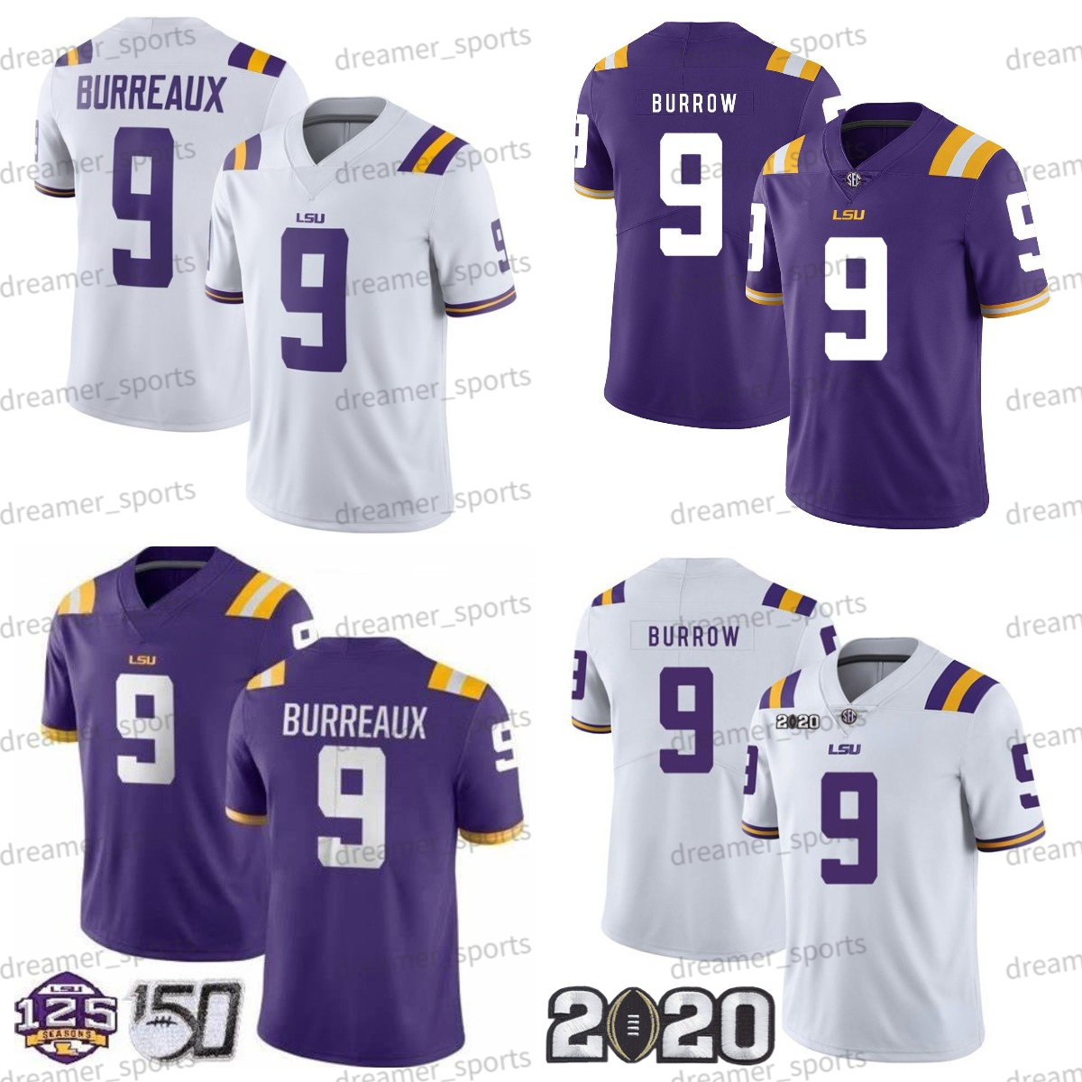 LSU Tigers 9 Burreaux Football Jersey 9 Joe Burrow White Purple College Mens Football Jerseys, Men jersey
LSU Tigers 9 Burreaux Football Jersey 9 Joe Burrow White Purple College Mens Football Jerseys, Men jersey