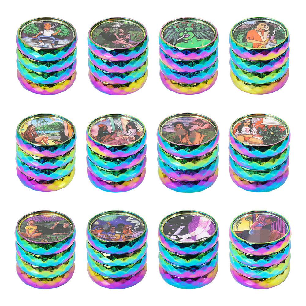smoke accessory Zinc Alloy Smoking Tobacco Herb Grinder Mix Logo Pattern 40x39 MM 4 Piece Duty Metal Herbal Grinders
smoke accessory Zinc Alloy Smoking Tobacco Herb Grinder Mix Logo Pattern 40x39 MM 4 Piece Duty Metal Herbal Grinders