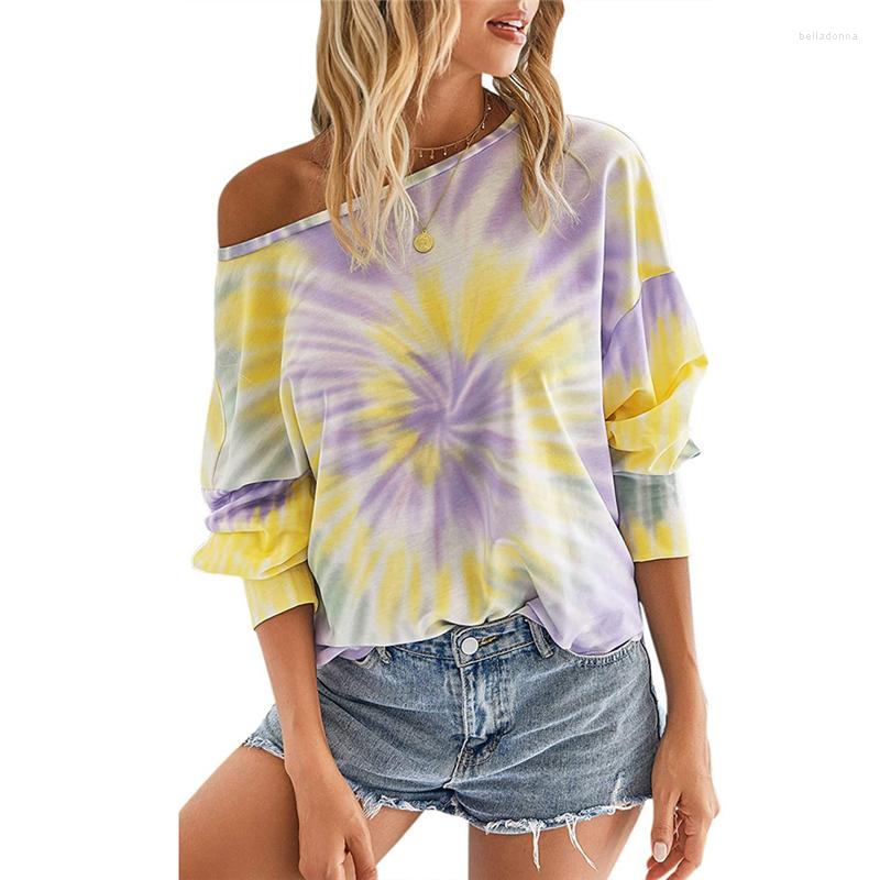 Women' Blouses Womens Tops And Elegant Ladies Off Shoulder Lantern Long Sleeve Blouse Sexy Autumn Shirt Tie-dye Print, As photo shows
Women' Blouses Womens Tops And Elegant Ladies Off Shoulder Lantern Long Sleeve Blouse Sexy Autumn Shirt Tie-dye Print, As photo shows
