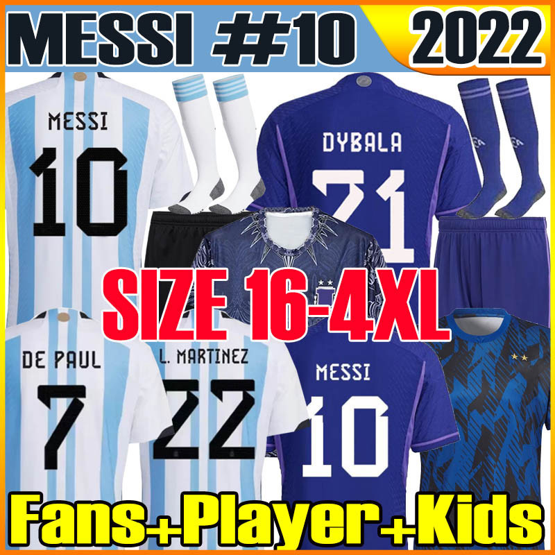 4XL 22 23 Copa America ARGENTINA soccer jerseys L.MARTINEZ finals KUN AGUERO fans player version 2022 2023 DI MARIA Maradona champions men kit socks full sets football, 22/23 special player
4XL 22 23 Copa America ARGENTINA soccer jerseys L.MARTINEZ finals KUN AGUERO fans player version 2022 2023 DI MARIA Maradona champions men kit socks full sets football, 22/23 special player