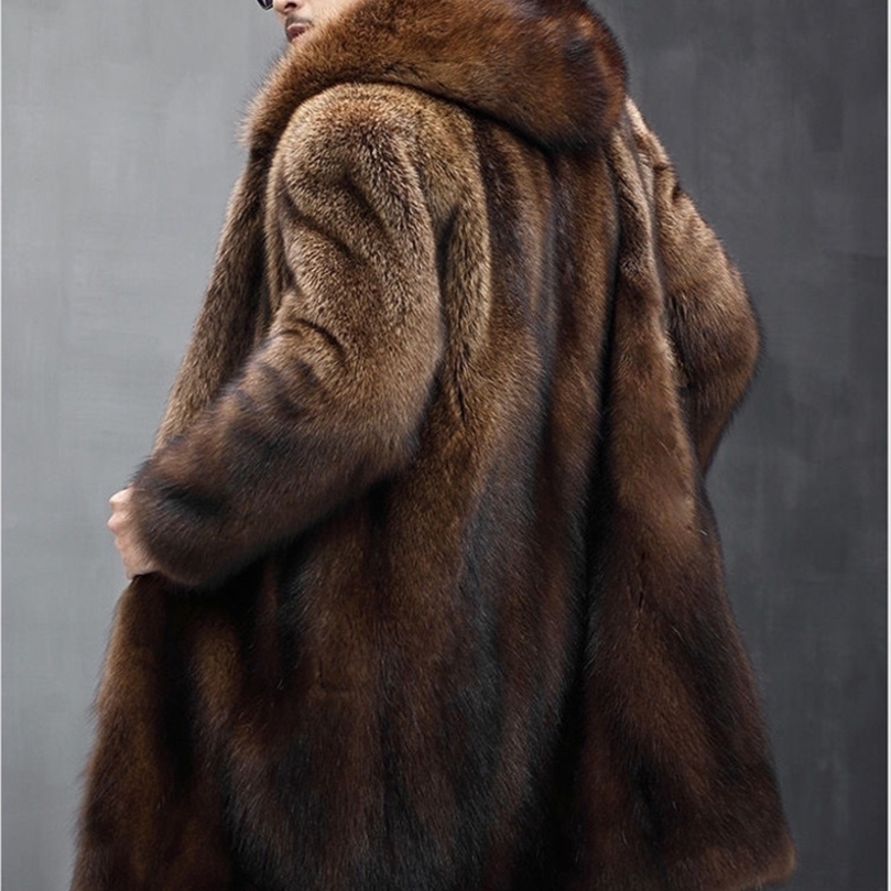 Mens Fur Faux Fur PFHQ Trendy Mens Hooded Imitation Mink Hair Coat Winter Fashion Long Warm Casual Big Size Luxury Faux Fur Clothes 21Q4424 2201006, Brown
Mens Fur Faux Fur PFHQ Trendy Mens Hooded Imitation Mink Hair Coat Winter Fashion Long Warm Casual Big Size Luxury Faux Fur Clothes 21Q4424 2201006, Brown