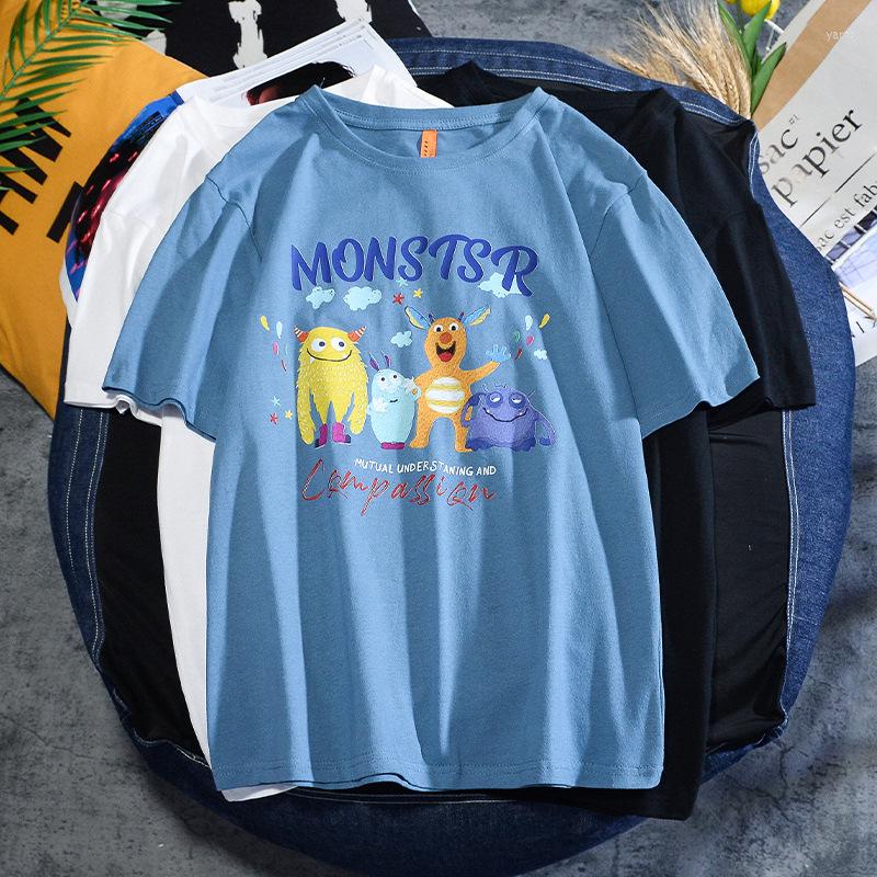Men' T Shirts 2022 Summer Combed Cotton Round Neck Shirt Short-sleeved Japanese Korean Casual Trend Men And Women Cartoon Print T-shirt, White
Men' T Shirts 2022 Summer Combed Cotton Round Neck Shirt Short-sleeved Japanese Korean Casual Trend Men And Women Cartoon Print T-shirt, White