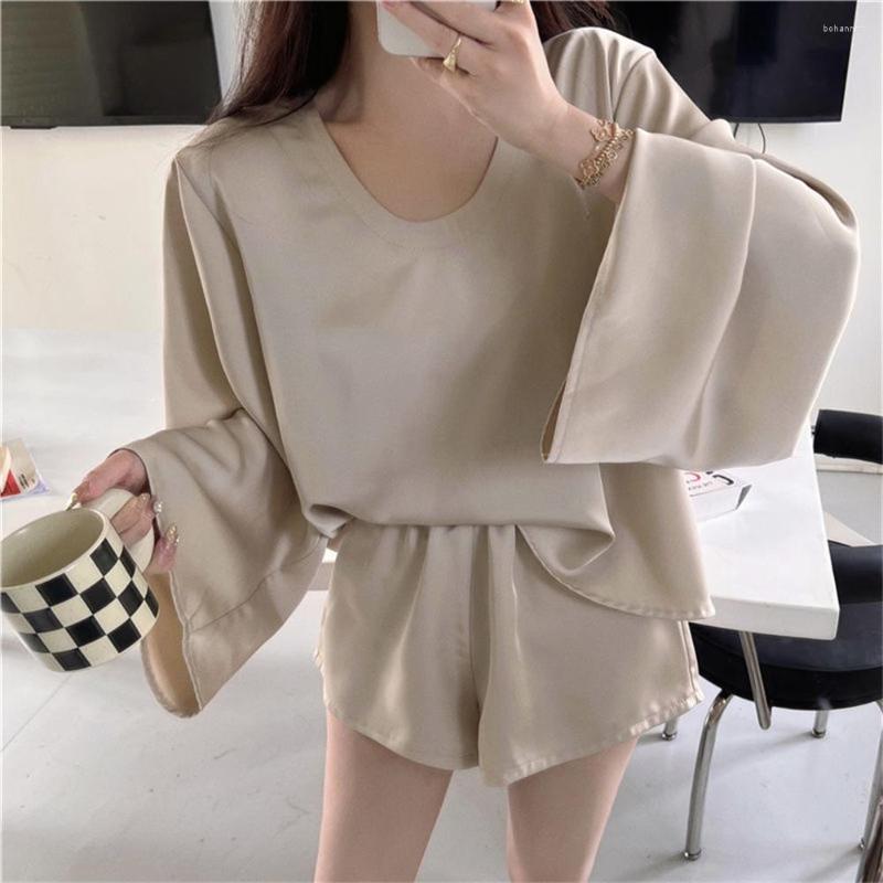 Women's Tracksuits Alien Kitty Comfortable Women Casual Two Pieces Sets 2022 OL Full Sleeve Loose Tops Fashion Shorts Work Wear Summer Suits, White
Women's Tracksuits Alien Kitty Comfortable Women Casual Two Pieces Sets 2022 OL Full Sleeve Loose Tops Fashion Shorts Work Wear Summer Suits, White