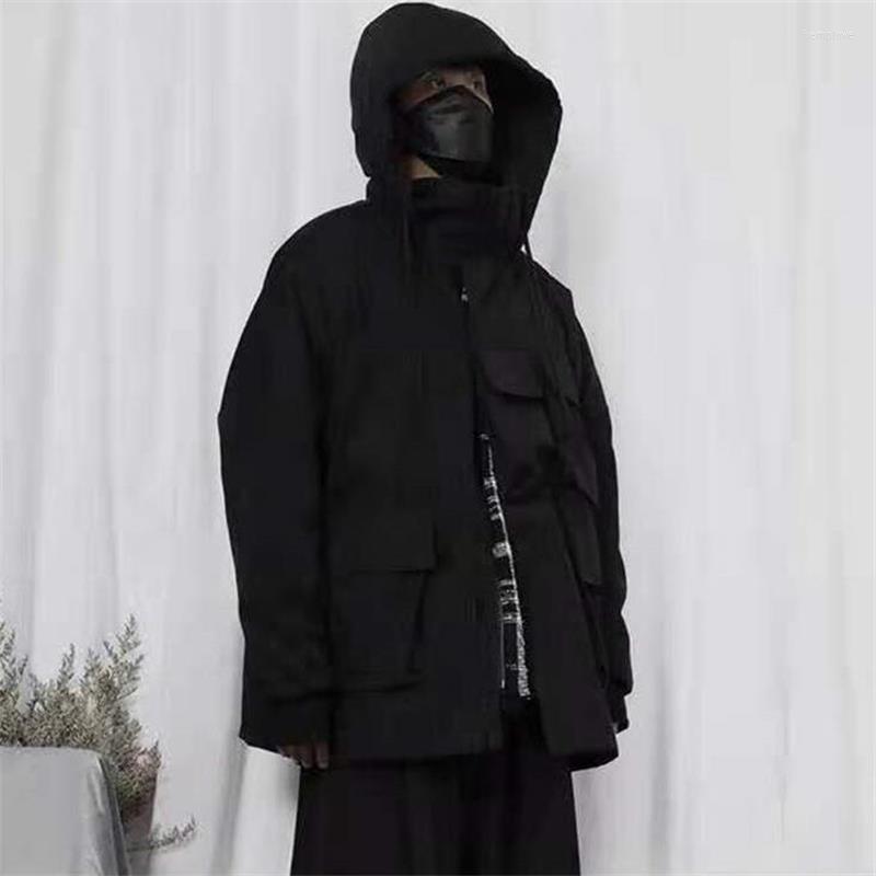 Men' Down Men' Cotton-Padded Coat Hooded Winter Thickened Fashion Trend Multi-Pocket Decoration Cargo Style Loose Oversized, Black
Men' Down Men' Cotton-Padded Coat Hooded Winter Thickened Fashion Trend Multi-Pocket Decoration Cargo Style Loose Oversized, Black