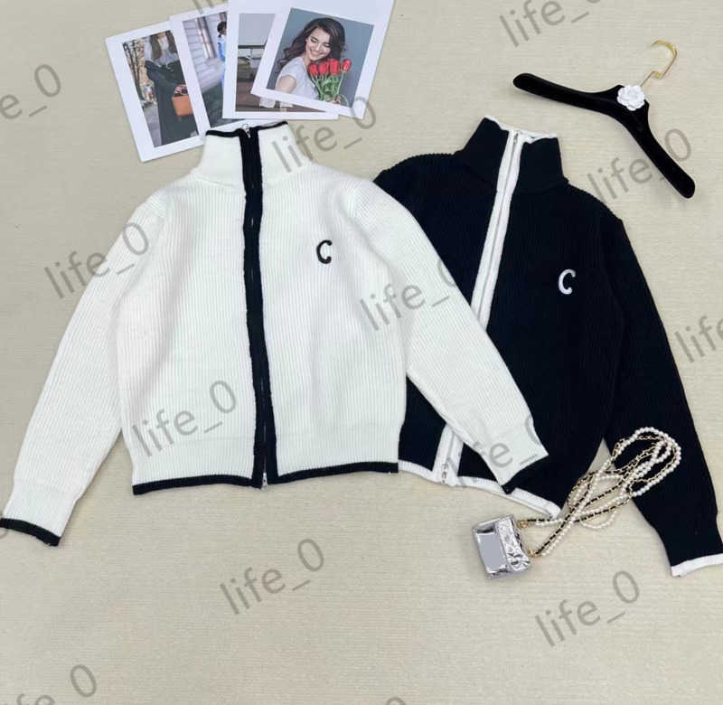 Brand Womens Sweaters Letter Logo Printed Stand Collar Tops Patchwork Striped Zipper Knitted Cardigans Spring Autumn Warm Fashion Sweater Women 1970
Brand Womens Sweaters Letter Logo Printed Stand Collar Tops Patchwork Striped Zipper Knitted Cardigans Spring Autumn Warm Fashion Sweater Women 1970