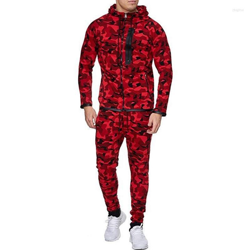 Men's Tracksuits Men's 2022 Hip-Hop Sports Suit Casual 3D Printed Hooded Camouflage Zipper Long Sleeve Trousers 2 Piece Set, Black
Men's Tracksuits Men's 2022 Hip-Hop Sports Suit Casual 3D Printed Hooded Camouflage Zipper Long Sleeve Trousers 2 Piece Set, Black