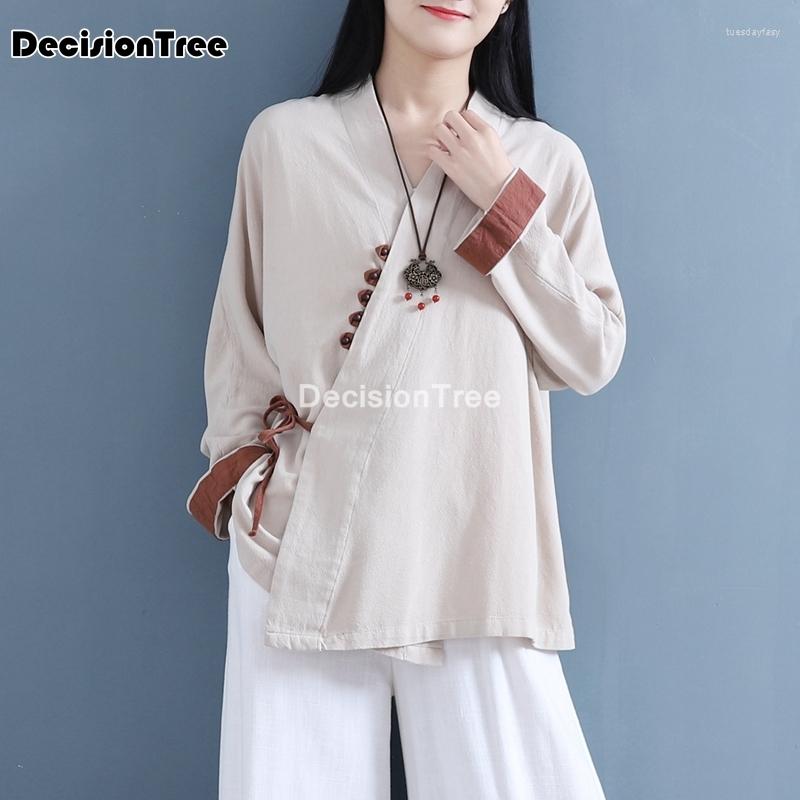 Ethnic Clothing 2022 Traditional Chinese Shirt For Women Printing Qipao Elegant Blouse Vintage Cheongsam Oriental Linen
Ethnic Clothing 2022 Traditional Chinese Shirt For Women Printing Qipao Elegant Blouse Vintage Cheongsam Oriental Linen