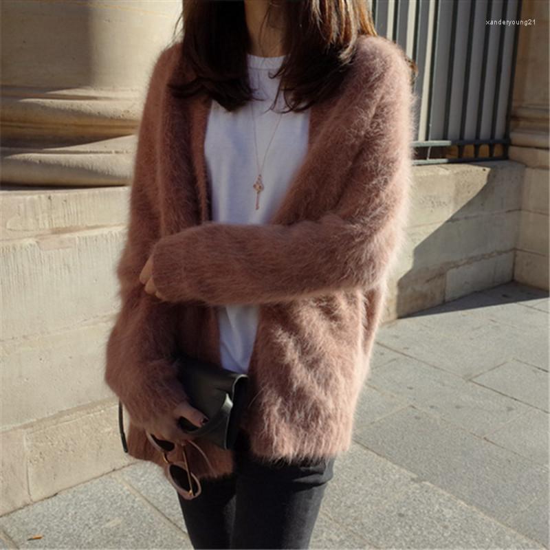 Women' Knits Women Soft Fluffy Angola Winter Warm Genuine Mink Cashmere Sweater Jacket Coats Cardigan Custom JN034, 016
Women' Knits Women Soft Fluffy Angola Winter Warm Genuine Mink Cashmere Sweater Jacket Coats Cardigan Custom JN034, 016