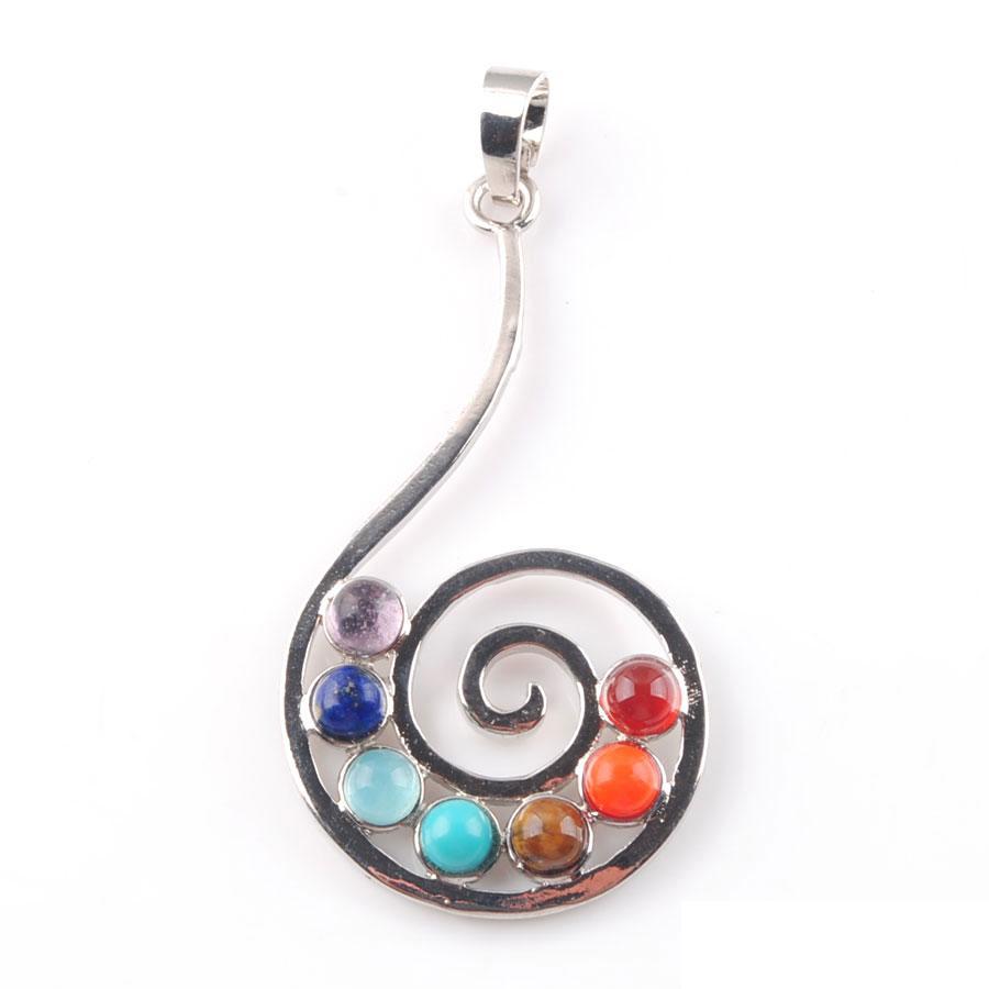Pendant Necklaces 7 Chakras Natural Stones Spiral Art Pendants Health Amet Healing Necklace 18" Length Jewelry Charms Penda Mjfashion Dhsx8
Pendant Necklaces 7 Chakras Natural Stones Spiral Art Pendants Health Amet Healing Necklace 18" Length Jewelry Charms Penda Mjfashion Dhsx8