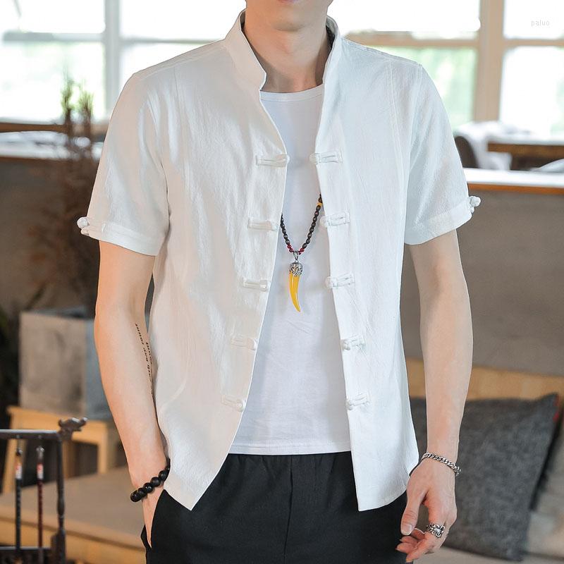 Men's T Shirts 2022 Summer Ethnic Style Chinese Tang Suit Jacket Short Sleeve Shirt Cotton And Linen Spring, Black
Men's T Shirts 2022 Summer Ethnic Style Chinese Tang Suit Jacket Short Sleeve Shirt Cotton And Linen Spring, Black