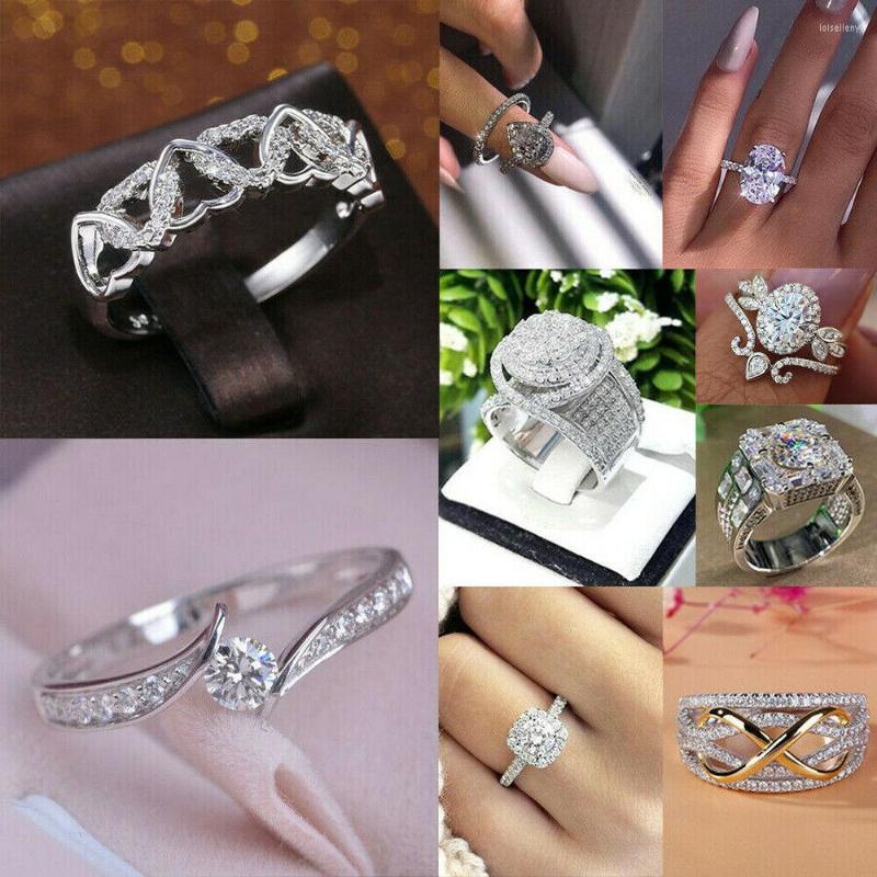 Wedding Rings Sterling Silver Infinity Love Ring Shining Cubic Zircon Bowknot Letter 8 Eternity Promise Jewelry For Woman Girlfriend
Wedding Rings Sterling Silver Infinity Love Ring Shining Cubic Zircon Bowknot Letter 8 Eternity Promise Jewelry For Woman Girlfriend
