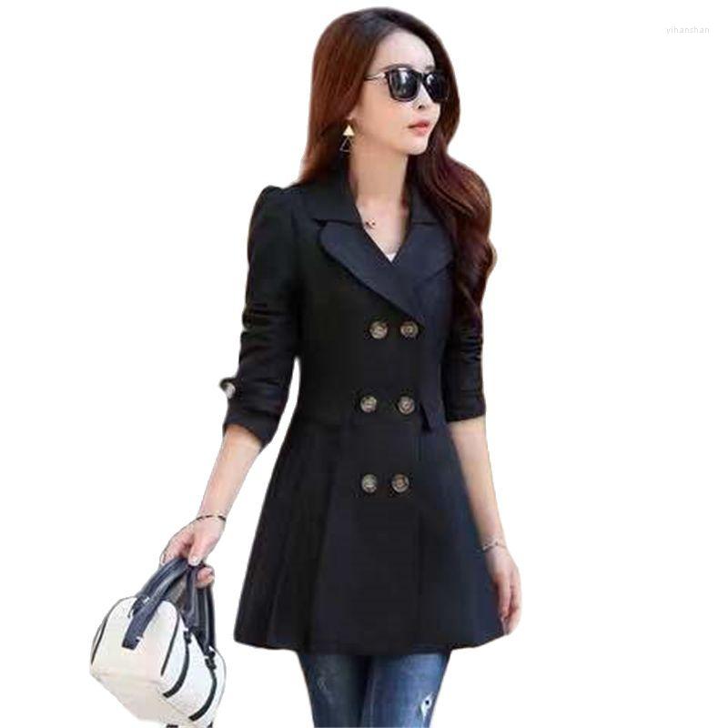 Women's Trench Coats Celebrities Women Slim Windbreaker Coat Female Spring Autumn Clothes Were Thin Long Section All-match Casual Korean, Lake blue lining
Women's Trench Coats Celebrities Women Slim Windbreaker Coat Female Spring Autumn Clothes Were Thin Long Section All-match Casual Korean, Lake blue lining
