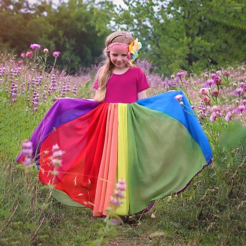 Girl Dresses Rainbow Baby Girls Dress Summer Birthday Party Princess For Mesh Casual Elegant Christmas Costume 1-6 Years Kids Clothes, As the picture
Girl Dresses Rainbow Baby Girls Dress Summer Birthday Party Princess For Mesh Casual Elegant Christmas Costume 1-6 Years Kids Clothes, As the picture