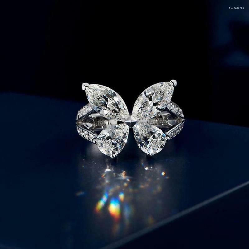 Wedding Rings CAOSHI Sweet Girl Butterfly Ring With Delicate Design Dazzling Crystal Jewelry For Engagement Ceremony Exquisite Women's
Wedding Rings CAOSHI Sweet Girl Butterfly Ring With Delicate Design Dazzling Crystal Jewelry For Engagement Ceremony Exquisite Women's