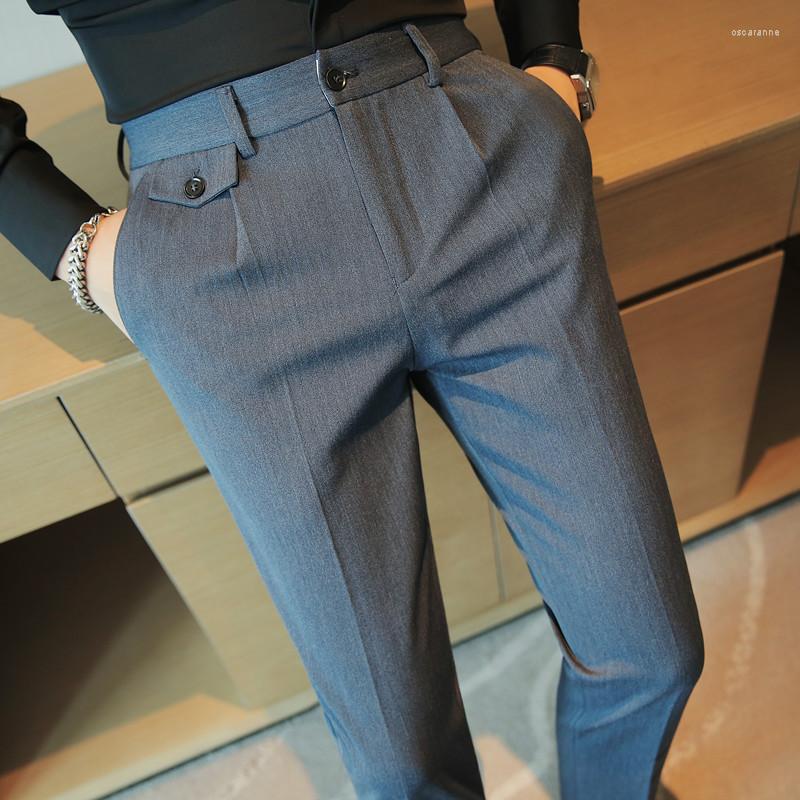 Men's Suits 28- Business Casual Trousers Men's Autumn Winter Korean Slim Solid Color Office Social Dress Pants Streetwear Costume, Black
Men's Suits 28- Business Casual Trousers Men's Autumn Winter Korean Slim Solid Color Office Social Dress Pants Streetwear Costume, Black