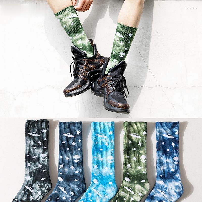 Men's Socks Alien Series Tie-Dye Skateboard Men Street Middle Tube Trendy Hip-Hop Harajuku Trend Cotton Towel Bottom, Lw0827
Men's Socks Alien Series Tie-Dye Skateboard Men Street Middle Tube Trendy Hip-Hop Harajuku Trend Cotton Towel Bottom, Lw0827