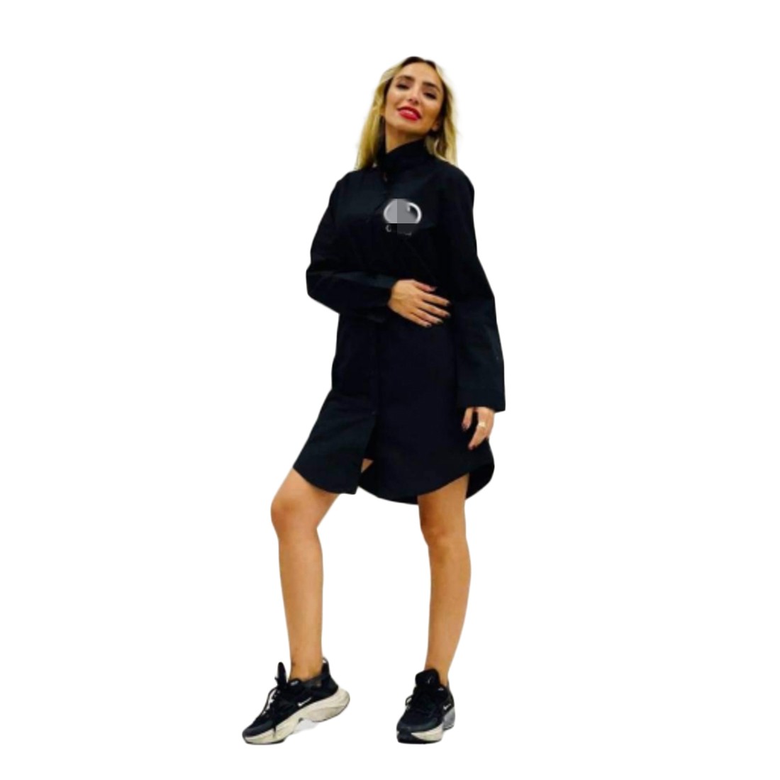 Letter Print Shirt Dress Women Casual Lapel Neck Long Sleeved Club Mini Dresses Free Ship, Black-5
Letter Print Shirt Dress Women Casual Lapel Neck Long Sleeved Club Mini Dresses Free Ship, Black-5