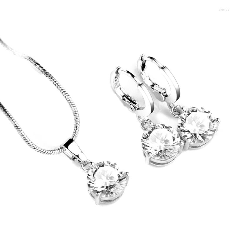 Necklace Earrings Set Fashion Necklace/earrings Round Cubic Zircon Hypoallergenic Copper For Women Trendy Hip Hop Engagement Bijoux Femme, Picture shown
Necklace Earrings Set Fashion Necklace/earrings Round Cubic Zircon Hypoallergenic Copper For Women Trendy Hip Hop Engagement Bijoux Femme, Picture shown