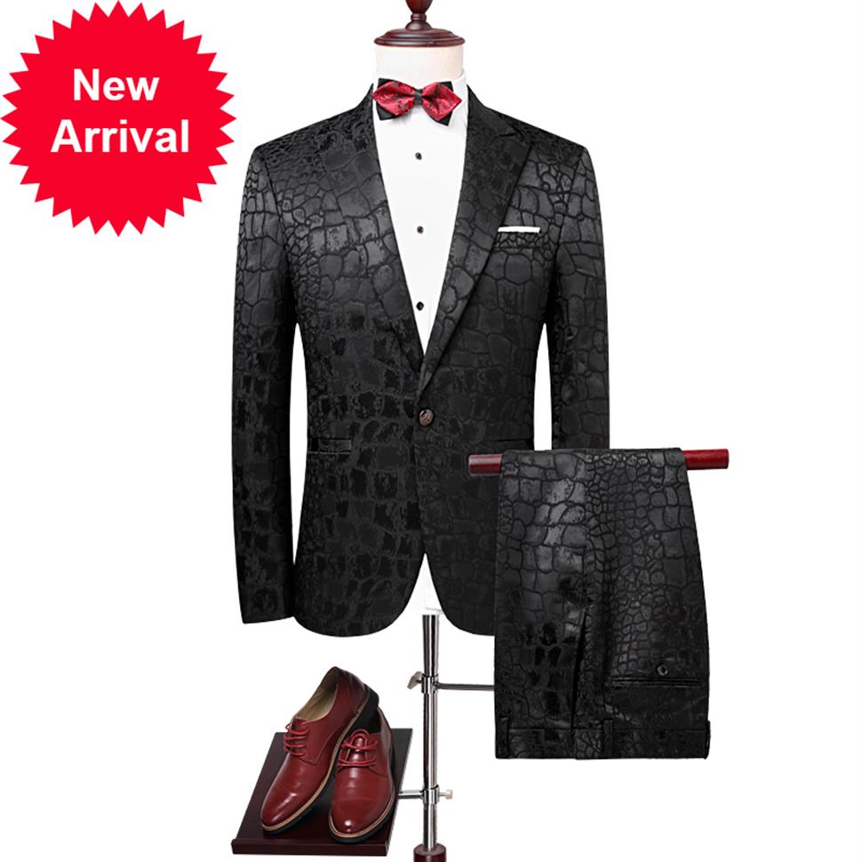 MarKyi crocodile pattern print men suits blazer with pants 2020 fashion mens black wedding suit plus size 4xl2245
MarKyi crocodile pattern print men suits blazer with pants 2020 fashion mens black wedding suit plus size 4xl2245