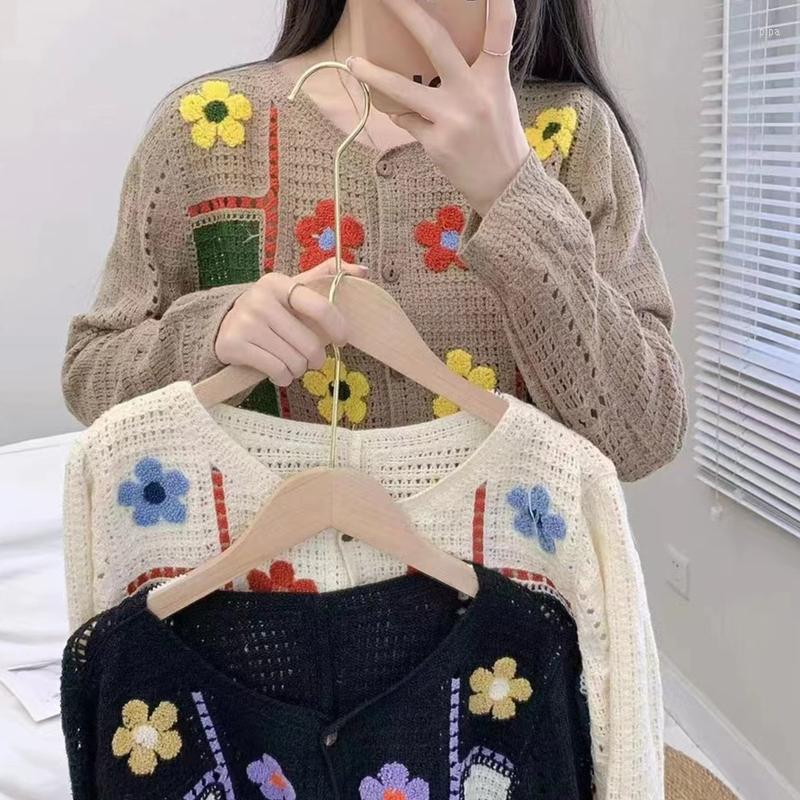 Women's Polos Women's French Hollow Cardigans Cute Floral Crochet Knit Tops Loose Sweater Coat, Khaki
Women's Polos Women's French Hollow Cardigans Cute Floral Crochet Knit Tops Loose Sweater Coat, Khaki