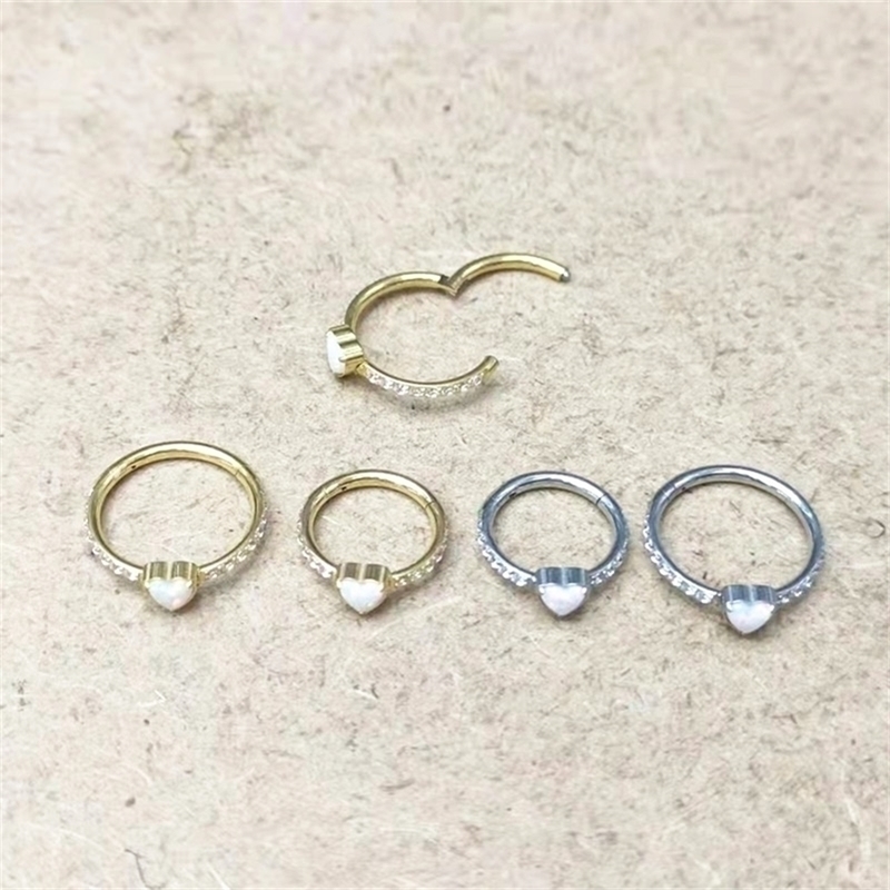 Labret Lip Piercing Jewelry Belly Chains Lot10pcs 316L Heart Opal CZ Nose Hoop Septum Clicker Hinged Segment Ring Ear Cartilage Helix Rook Tragus 16G 220930
Labret Lip Piercing Jewelry Belly Chains Lot10pcs 316L Heart Opal CZ Nose Hoop Septum Clicker Hinged Segment Ring Ear Cartilage Helix Rook Tragus 16G 220930
