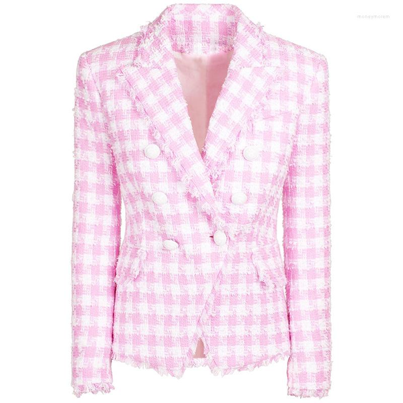 Women' Suits 2022 Autumn Winter Designer Quality Macaron Blazers Women Elegant Tassel Fringed Houndstooth Tweed Blazer, Green
Women' Suits 2022 Autumn Winter Designer Quality Macaron Blazers Women Elegant Tassel Fringed Houndstooth Tweed Blazer, Green