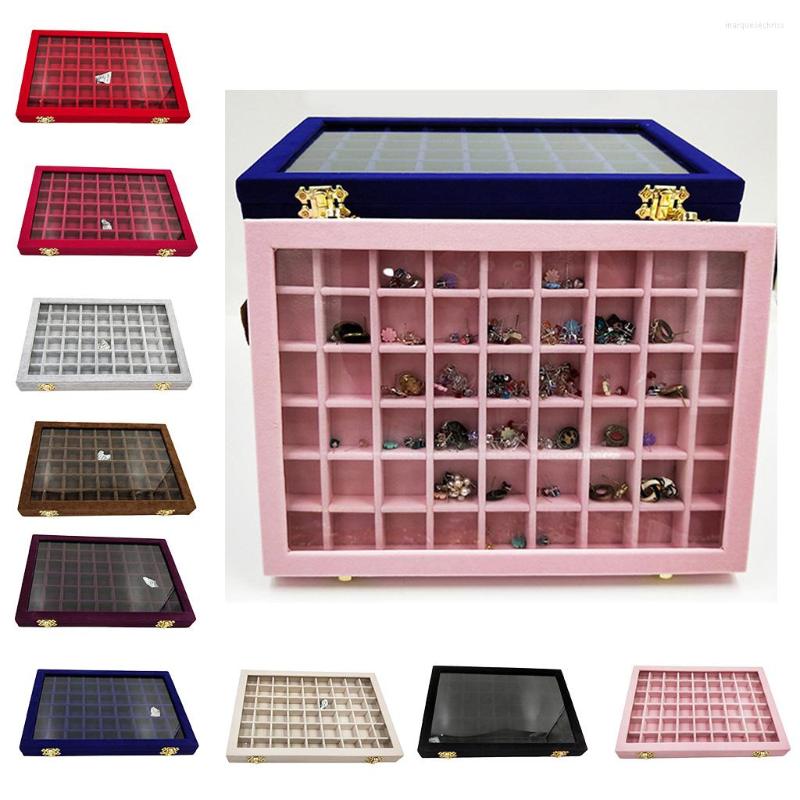 Jewelry Pouches Velvet Box Jewellery Storage Earring Organizer With Glass For Lid Ring Bracelet Necklace Watch Pendant Tray Showcase Gif
Jewelry Pouches Velvet Box Jewellery Storage Earring Organizer With Glass For Lid Ring Bracelet Necklace Watch Pendant Tray Showcase Gif