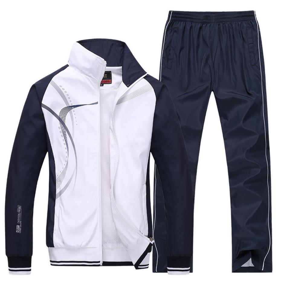 Men's Tracksuits Tracksuit Men Plus Size 4XL Spring Autumn Two Piece Clothing Sets Casual Track Suit Sportswear Sweatsuits 221006