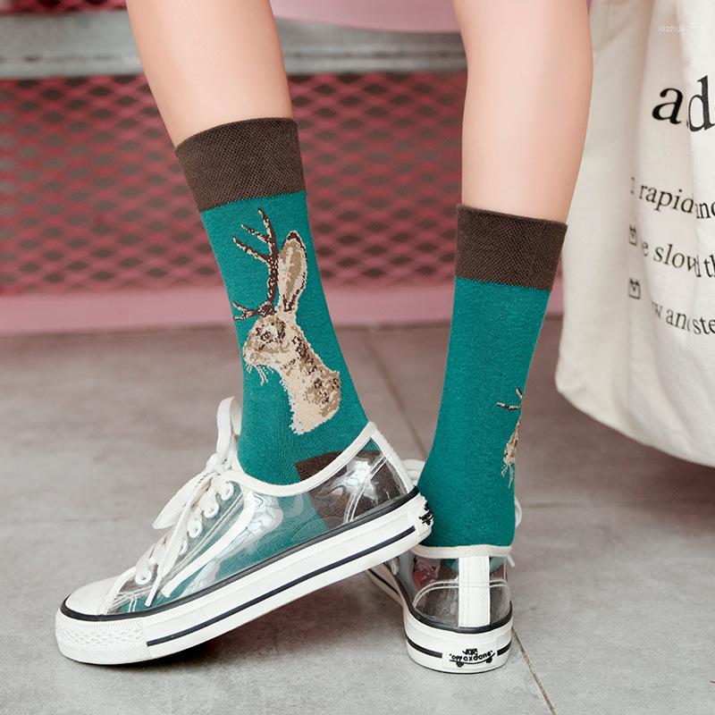 Men's Socks HY49-Personality Men And Women Cartoon Panda Middle Tube Street Sports Sweat Absorption Leisure Couple So Cool, Elk
Men's Socks HY49-Personality Men And Women Cartoon Panda Middle Tube Street Sports Sweat Absorption Leisure Couple So Cool, Elk