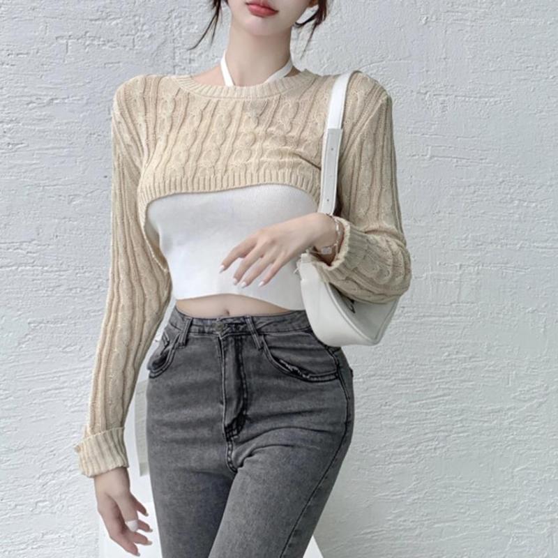 Women's Sweaters 2022 Y2K Clothes Autumn Knitted Pullover Crop Top Poncho Women Long Sleeve Casual Loose Knitwear Chic Fashion Tops Pull, Only pullover
Women's Sweaters 2022 Y2K Clothes Autumn Knitted Pullover Crop Top Poncho Women Long Sleeve Casual Loose Knitwear Chic Fashion Tops Pull, Only pullover