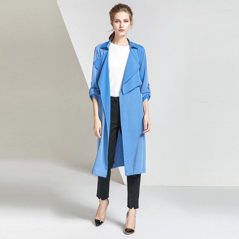 Women' Trench Coats European And American Women' Wear 2022 Spring Autumn British Style Windbreaker Coat Slim Fit Medium Length, Blue
Women' Trench Coats European And American Women' Wear 2022 Spring Autumn British Style Windbreaker Coat Slim Fit Medium Length, Blue