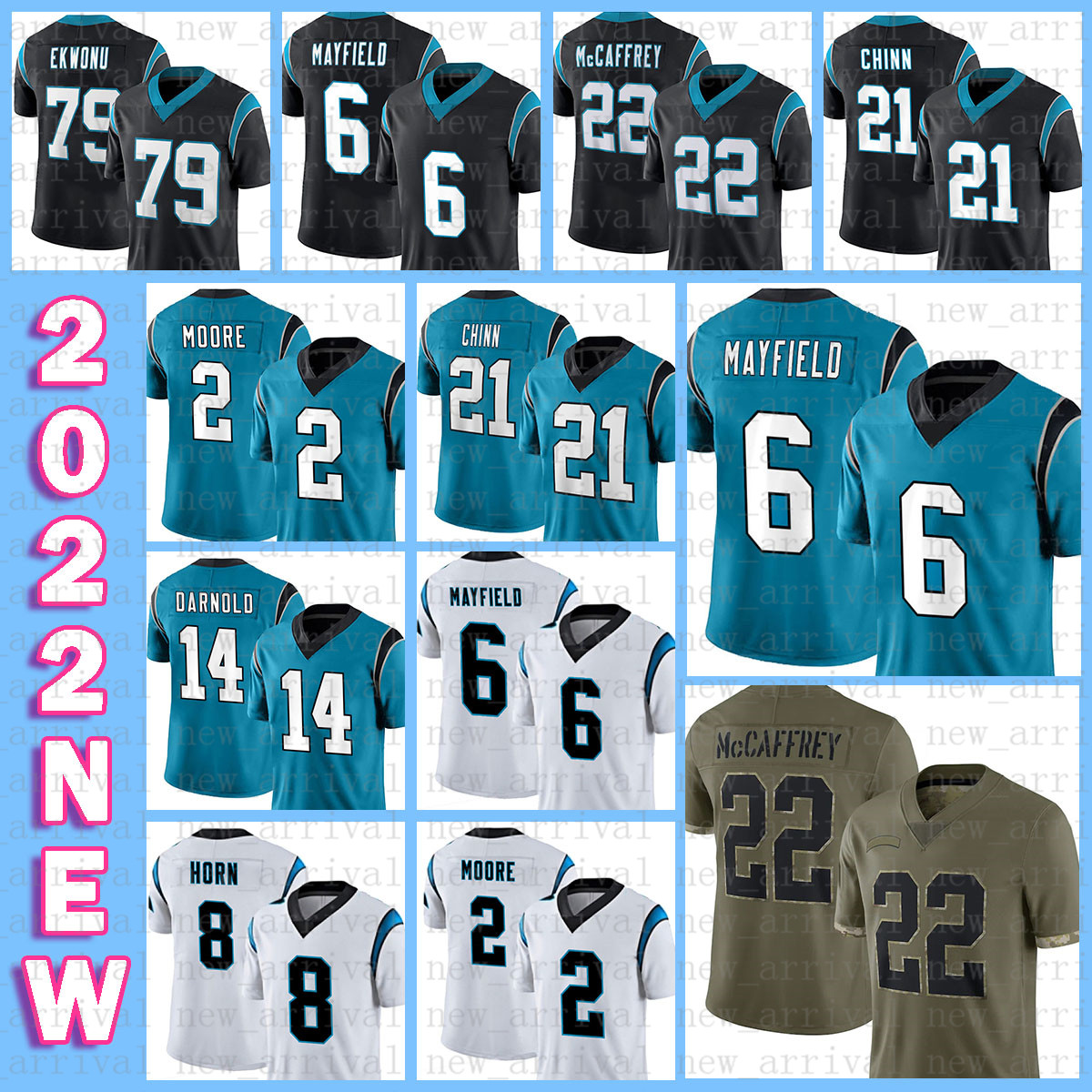 Christian McCaffrey Panther Football Jersey Terrace Marshall Jr. Baker Mayfield Jeremy Chinn D.J. Moore Chuba Hubbard Jaycee Horn Sam Darnold Robbie Anderson Erving, 2022 youth(size:s-xl)-heib
Christian McCaffrey Panther Football Jersey Terrace Marshall Jr. Baker Mayfield Jeremy Chinn D.J. Moore Chuba Hubbard Jaycee Horn Sam Darnold Robbie Anderson Erving, 2022 youth(size:s-xl)-heib