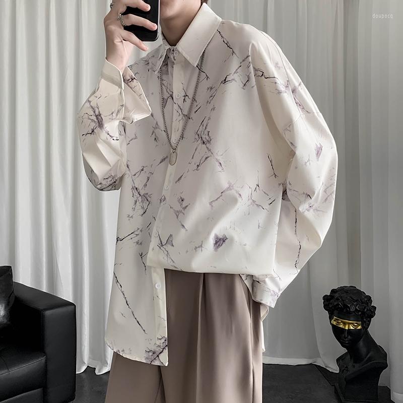 Men's Casual Shirts 2022 Spring Autumn Tie Dye Hip Hop Men Cool Fashion Homme Mens Loose Blouse Shirt L120, White
Men's Casual Shirts 2022 Spring Autumn Tie Dye Hip Hop Men Cool Fashion Homme Mens Loose Blouse Shirt L120, White