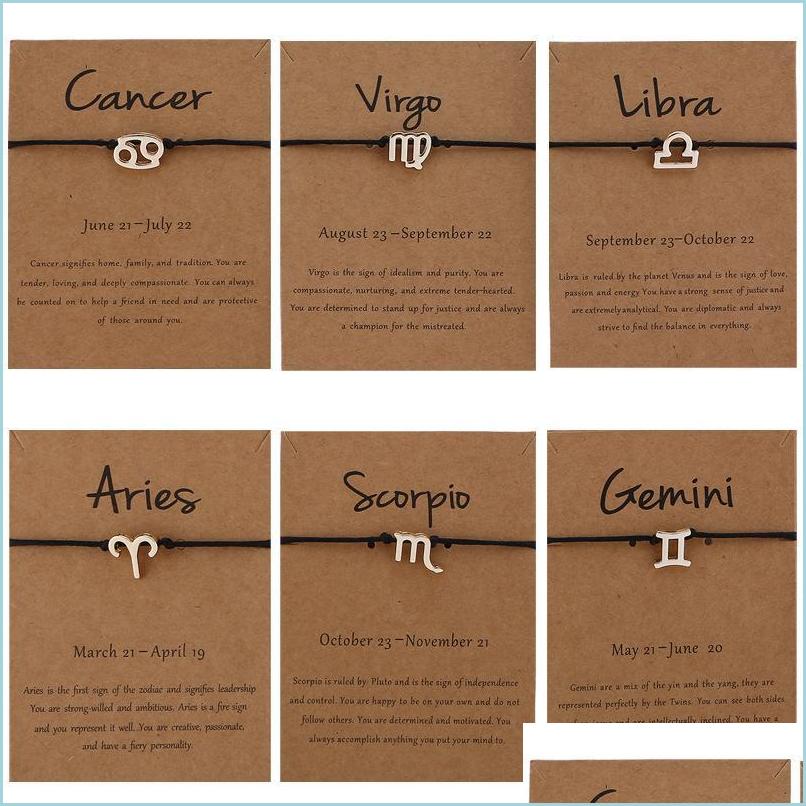 Charm Bracelets Zodiac Bracelet Constellation Sign For Women 12 Astrology Horoscope Bracelet/Anklet Girl Teens Friendship C Mjfashion Dhhbs
Charm Bracelets Zodiac Bracelet Constellation Sign For Women 12 Astrology Horoscope Bracelet/Anklet Girl Teens Friendship C Mjfashion Dhhbs