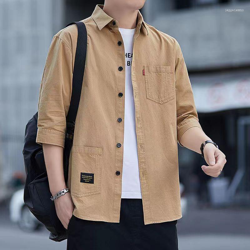 Men's Casual Shirts Spring And Autumn Men's Cotton Half Sleeve High Quality Lapel Workwear Tops, Black
Men's Casual Shirts Spring And Autumn Men's Cotton Half Sleeve High Quality Lapel Workwear Tops, Black