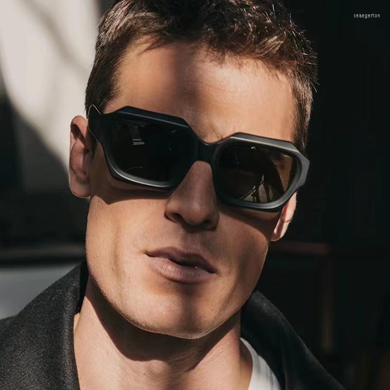 Sunglasses Punk 2022 Summer Brand Men Shades Retro Polygonal Black Acetate Solar Glasses Stylish Decoration Eyewear
Sunglasses Punk 2022 Summer Brand Men Shades Retro Polygonal Black Acetate Solar Glasses Stylish Decoration Eyewear