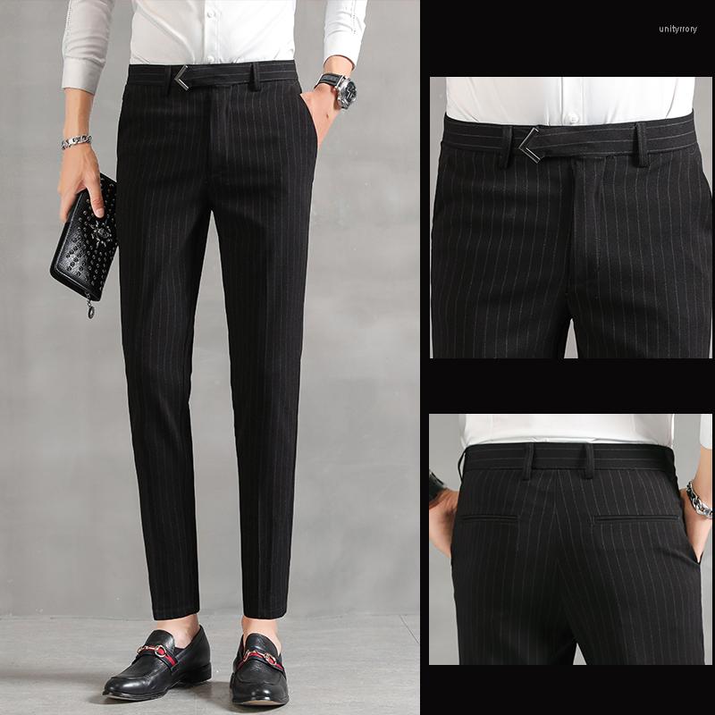 Men's Suits 2022 Spring And Autumn Striped Dress Trousers Men's Polyester Casual Suit Pants Korean Business Work Version Slim, Black
Men's Suits 2022 Spring And Autumn Striped Dress Trousers Men's Polyester Casual Suit Pants Korean Business Work Version Slim, Black