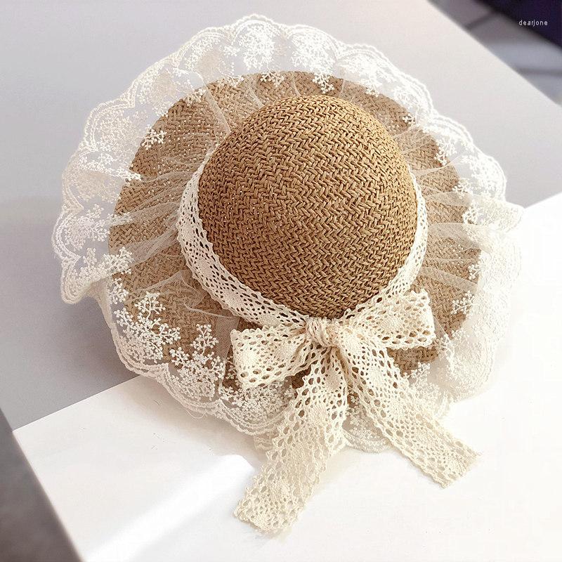 Hats Children's Beach Hat Panama Parent-child Summer Ladies Sun Bucket Beige Lace Bow Floral, Khaki
Hats Children's Beach Hat Panama Parent-child Summer Ladies Sun Bucket Beige Lace Bow Floral, Khaki