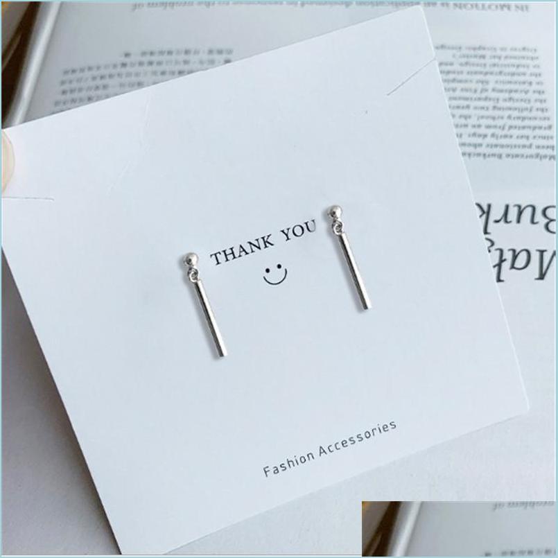 Stud Simple Strip Geometry Drop Earrings 925 Sterling Sier For Women Ear Jewelry Small Gift Korean Style Delivery 2021 Ffshop2001 Dhgzp
Stud Simple Strip Geometry Drop Earrings 925 Sterling Sier For Women Ear Jewelry Small Gift Korean Style Delivery 2021 Ffshop2001 Dhgzp