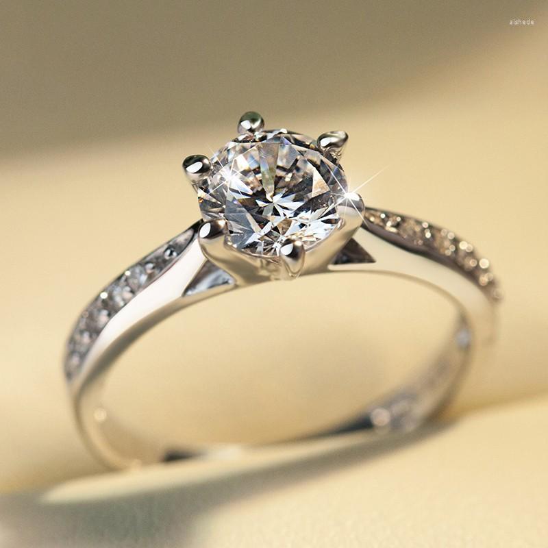 Wedding Rings VAGZEB Classic 6 Cubic Zirconia Ring For Women Simple Elegant Design Eternity Brilliant CZ Luxury Jewelry
Wedding Rings VAGZEB Classic 6 Cubic Zirconia Ring For Women Simple Elegant Design Eternity Brilliant CZ Luxury Jewelry