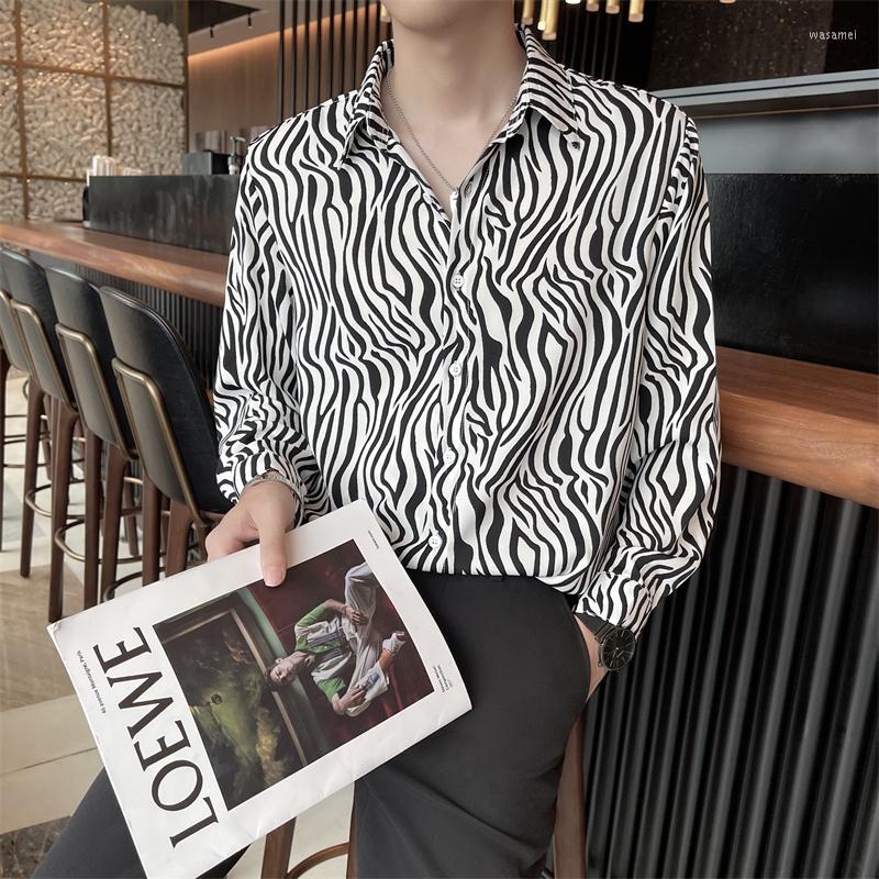 Men's Casual Shirts Zebra Printed For Men 2022 Summer Long Sleeve Loose Shirt Streetwear Social Party Tuxedo Blouse Oversized, Photo color
Men's Casual Shirts Zebra Printed For Men 2022 Summer Long Sleeve Loose Shirt Streetwear Social Party Tuxedo Blouse Oversized, Photo color