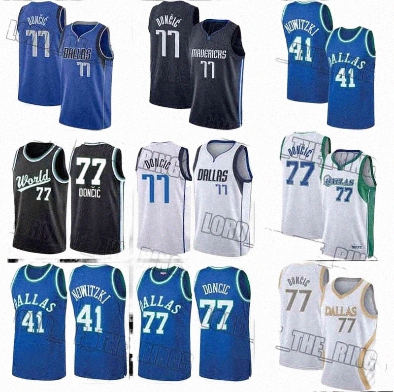 luka Doncic Basketball Jersey 77 41 Dirk Nowitzki Dallas''Mavericks''Kristaps Porzingis Jerseys Blue Mens Stitched Black White 22 43qx#, Choose blue number
luka Doncic Basketball Jersey 77 41 Dirk Nowitzki Dallas''Mavericks''Kristaps Porzingis Jerseys Blue Mens Stitched Black White 22 43qx#, Choose blue number