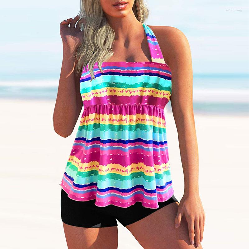 Women' Swimwear Plus Size Bathing Suit Halter Two Piece Suits High Waist Women Rainbow Swimsuit Bandeau Shorts Bikini Set Tankini Swimming, Green
Women' Swimwear Plus Size Bathing Suit Halter Two Piece Suits High Waist Women Rainbow Swimsuit Bandeau Shorts Bikini Set Tankini Swimming, Green
