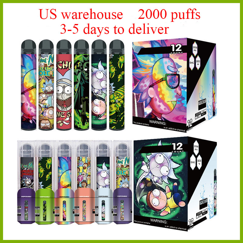 e cigarette Cartoon Disposable vape pen Device us warehouse 800mah battery 6ml pods 2000 puffs vape starter kit
e cigarette Cartoon Disposable vape pen Device us warehouse 800mah battery 6ml pods 2000 puffs vape starter kit
