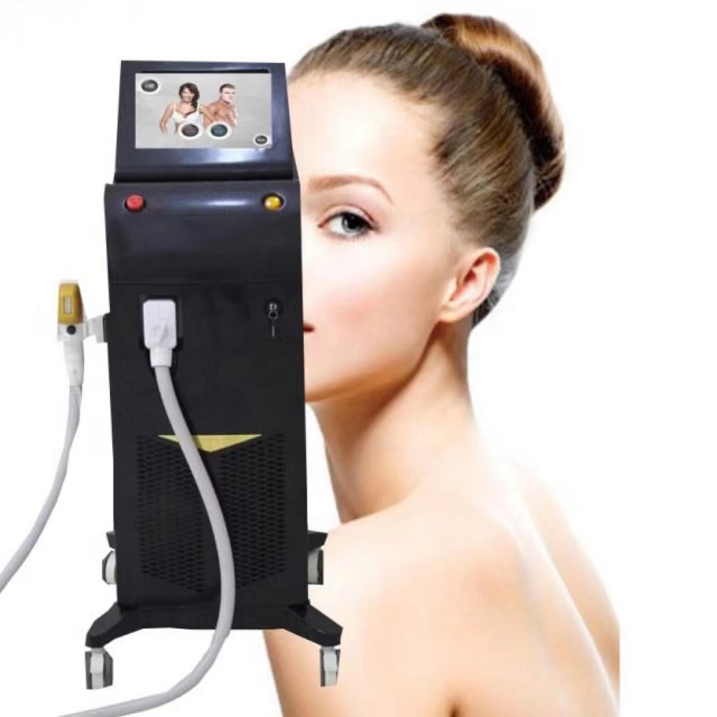 CE approved professnal laser diode 808 vertical diode hair removal 755/808/1064nm 1200W suitable for all colours of skin 2023